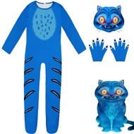 Kid Roleplay Costume Amine Kpop Demon Hunter K Pop Demon Hunters Huntrix Blue Tiger Cosplay Costume 