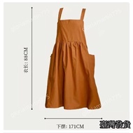 Taiwan Shipping SUIYI Nordic Style Cotton Linen Waterproof Apron Work Apron Kitchen Apron Oil-Proof 
