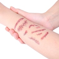 Halloween Wound Tattoo Sticker 3D Temporary Wound Tattoo