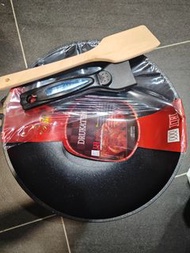 全新網红推介30Cm連蓋韓國進口不沾鍋Kitchen-art麥飯石鍋$100