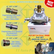 1602-HD Bunyi Brek Anak Gajah Anak Kubar Universal Quick Release Valve 3/8-SORL Brake Injap Treler P