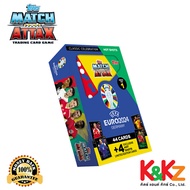 Topps EURO 2024 Match Attax-Mega Tin 1-Hot Shots/Attack Card 2024 Iron Box Megatin Blue