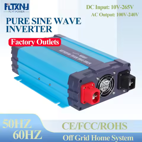 20000W Power Converter DC 48V 96V 120V to AC 220V 230V 240V Pure Sine Wave 50Hz 60Hz Off Grid Invert