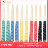 [ISHOWMAL] 2Pcs Drum Stick Grips Drumsticks Anti-slip Sweat Absorbed Grip for 7A 5A 5B 7B❀