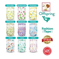 Offspring Fashion Baby Diapers Tape (Random Design) NB56/S48/M42/L36/XL30