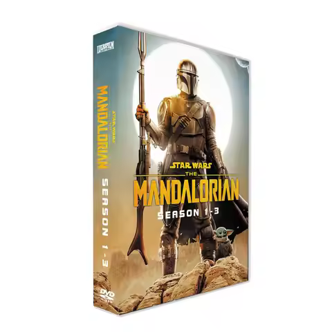 Movie Star Wars The Mandalorian 7pcs DVD Din Djarin 1-3 Season Box Set Super Definition Image Disc C