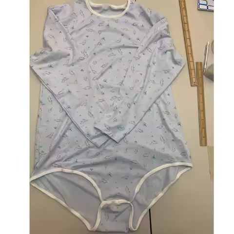 Men's Women's Plus Size ABDL Rompers Customized DDLG Cartoon Print Adult Baby Diaper Onesie Cotton S