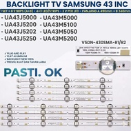 SAMSUNG TV BACKLIGHT UA43M5000 UA43M5200 UA43M5050 UA43J5000 UA43M5100 UA43J5020 UA43J50 UA43J5200 U