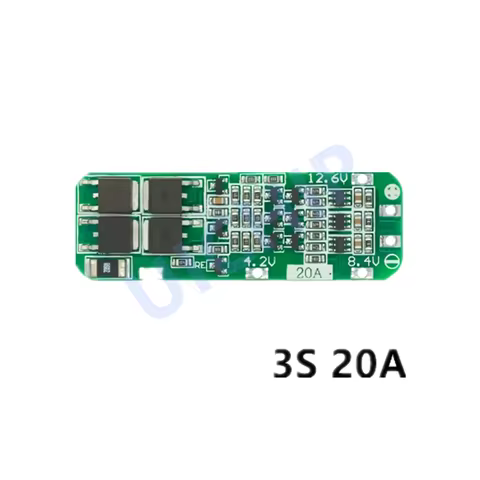 3S 20A Li-ion Lithium Battery 18650 Charger PCB BMS Protection Board For Drill Motor 12.6V Lipo Cell