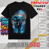 DTG PREMIUM COMBED 20S SCREEN PRINTING DTG UNIT SCREEN PRINTING baju t shirt lelaki baju t shirt