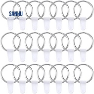 100 Sets Keychain Rings for Crafts Metal Keychain Connector Blanks Key Rings