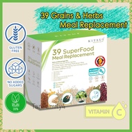 Kitsui 39 SuperFood Meal Replacement (15 sachets x 30g) Natural Beverage Mix Vegan