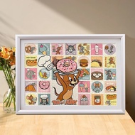 1,000 Pieces Puzzle Frame 70 Pieces Frame 75 * 50 Wall Hanging Frame 300 Pieces Puzzle Frame Install