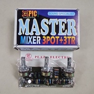 MASTER MIXER 3 POT POTENSIO IC 4558 APIC AUDIO PRO ORIGINAL GENUINE