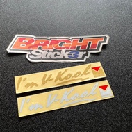 STICKER STIKER IM V-KOOL IM VKOOL CUTTING