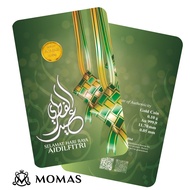 MOMAS Gold Bar 0.10g 999.9 (Emas 999.9) - Gold Bar Hari Raya Aidilfitri