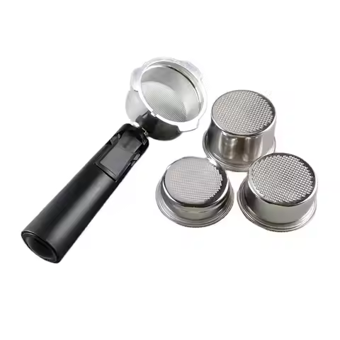 51mm Bottomless Coffee Portafilter With 1 2 4 Cups Basket for Homix Hibrew h11 Oster Cecotec Phico B