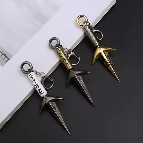 Naruto Weapon Namikaze Minato Ninja Kunai Anime Peripheral 9cm Metal Katana Samurai Sword Model Acce