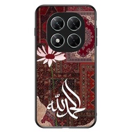 Phone Case poco X7 X6 X5 X3 PRO GT 4G 5G TPU Rubber Softcase Red Rug Collage Alhamdulillah