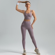Line Slim-fit Yoga Suit High-Intensity Sports Suit High-Elastic Breathable Yoga Suit