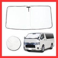 SEIWA High Heat Insulation Sunshade, For Toyota Hiace 200 Series, Radiant Cooling Material, Radicool