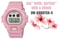 Casio_G_Shock Polis Evo DW6900 3230 (Cermin Kaca) pink color box g ghock