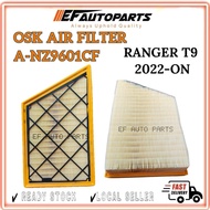 OSK AIR FILTER FORD RANGER T9 2022-ON A-NZ9601CF ANGIN CLEANER MB3Z9601C 2.0 XL XLT WILDTRAK T10 EF 
