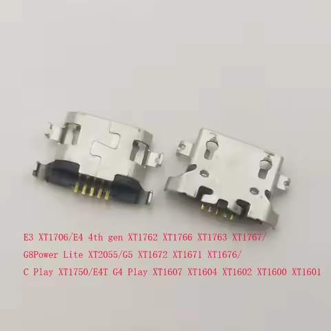 50-1000Pcs Charging Dock Port Connector USB Charger Plug For Motorola Moto E4 E4T E3 XT1706 G4Play G