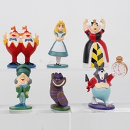 6Alice in Wonderland Doll Figurine Cake Baking Decoration Model Collectible Toy Figurine