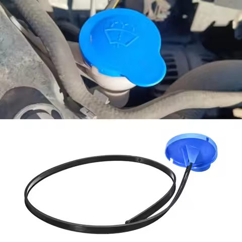 1Pc 7.3*6*0.7cm Wiper Fluid Reservoir Cleaner Cover,61cm Rope Car Accessories 28913-JD00A,For Nissan