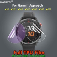 For Garmin Approach G12 S6 S12 S42 S40 S60 S62 Smart Watch HD Clear / Matte Anti-fingerprint / Anti 