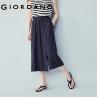 GIORDANO WOMEN Women Elastic Waist Casual Pants 13426411