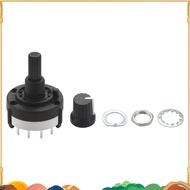 3P4T 3 Pole 4 Position Single  Band  Rotary Switch w Knob