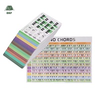 [EKP] 120 Piano Chord Chart Colorful Electric Piano Reference Chord Flash Cards, Piano Music Beginne