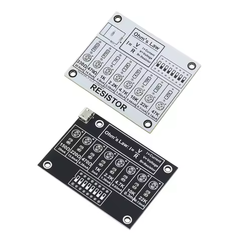 DIY LED Current Testing Ohm's Law Soldering Practice Kit Fun Welding Component Training Kit