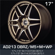 AD 17 inch 7.5JJ 5X113 / 5X114.3 ET38 ORI CAR SPORT RIMS WHEELS AD213