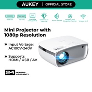 Aukey RD-850 Wireless Wi-Fi Mini Projector with 1080p Resolution Support Smartphone Screen Sync