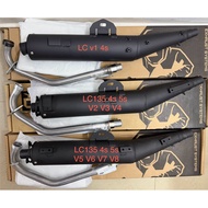CJ IPOH EXHAUST MB/FM LC135 V1-V8 28/32mm SLIP-ON 100% Original