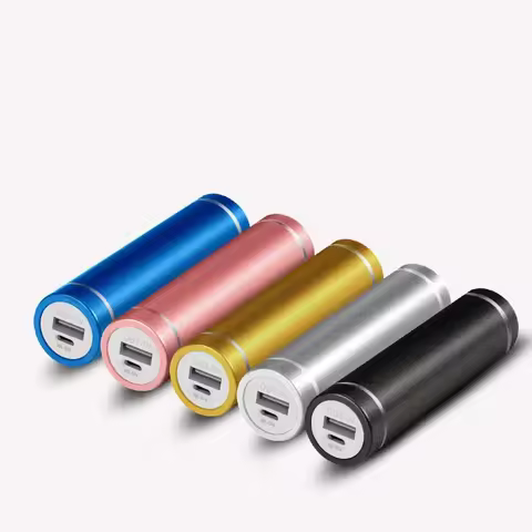 Mini mobile power box DIY welding-free 18650 battery UBS mobile power kit aluminum mobile battery bo