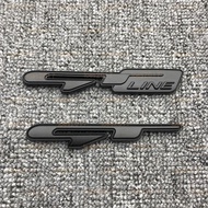 Black GT LINE KIA Car Label Rear Side Word STONIC PICANTO Ev6 SPORTAGE car decal