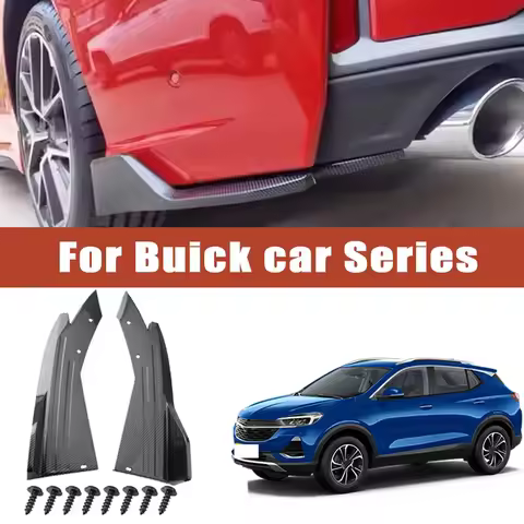 2pcs Rear Bumper Spoiler Lip Splitter Diffuser Anti-Crash Winglet Car Mod For Buick Enclave Encore G