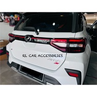 Perodua ativa rear boot trunk boot garnish led lamp tail light brake bodykit body kit cover