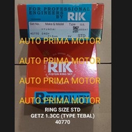 STD GETZ 1.3CC PISTON SEHER STANDARD SIZE THICK TYPE 40770 1SET