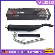 YAMAHA LC135 135LC V5 RACING EXHAUST PIPE MUFFLER EKZOS 28MM MVR1 STEEL + 1 HP [ 1 TO 1 CJ IPOH VFM 