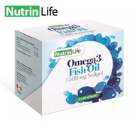 Nutrin Life Omega 3 Fish Oil 1500mg (60's*2)