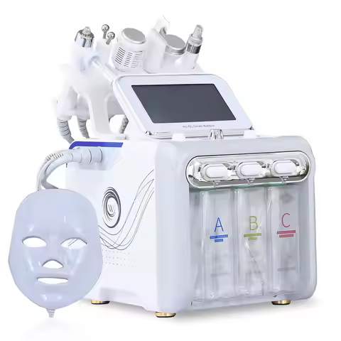 7 in 1 H2O2 Beauty Skin Cleansing Hydrofacial Machine Facial Machine Water Aqua Peeling for Home Use