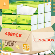 Tisu Premium Tissue Paper Convenient Pack 30 PacksSoft Facial Tisu Paper Towel Household 4plys 408pc