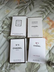 @ 4 Chanel EDP set 香水sample N5 N1 Mademoiselle CoCo