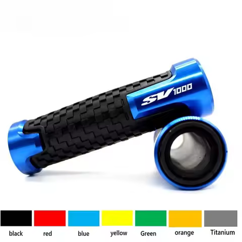For SV1000S SV 1000 1000S 7/8'' 22MM CNC Handlebar Grips SV1000 Motorcycle Accessories