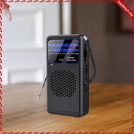 [leipupa] Mini Radio Small Portable FM Radio 12.9cmx7cm for Travel Camping Kitchen